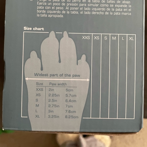 Dog shoes set of 4 - Picture 4 of 4